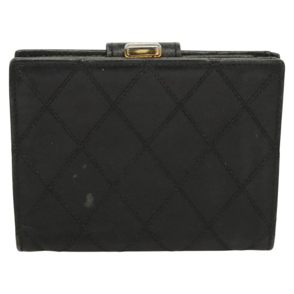 Chanel Coco Mark Black Leather Wallet  (Pre-Owned) - Picture 2 of 16